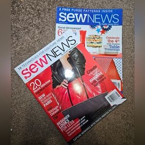 Sew News Magazine Bundle Apri/May & June/July 2013
